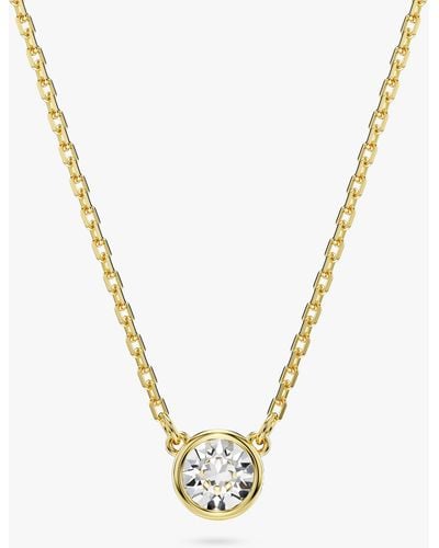 Swarovski Imber Crystal Pendant Necklace - Metallic