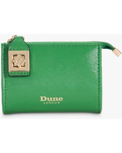 Dune Koined Turnlock Cardholder - Green