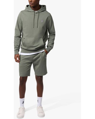 Psycho Bunny French Terry Pullover Hoodie - Green