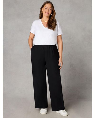 Live Unlimited Curve Petite Side Stripe Trousers - Grey