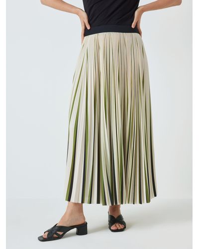 Weekend by Maxmara Paniere Pleated Maxi Skirt - Multicolour