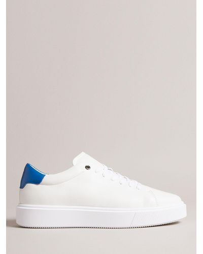 Ted Baker Breyon Leather Trainers - White