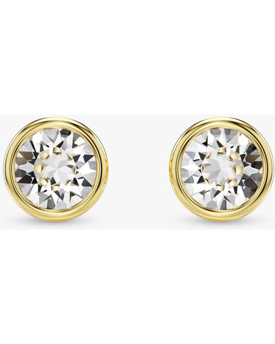 Swarovski Imber Crystal Stud Earrings - Metallic