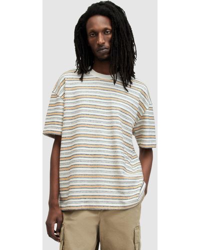 AllSaints Stanton Short Sleeve Crew T-shirt - Multicolour