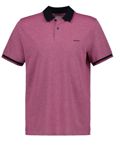 GANT Cotton Piqué Polo Shirt - Pink
