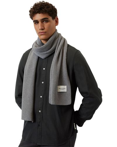 Marc O'polo Knitted Scarf - Grey