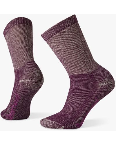 Smartwool Hike Classic Full Cushion Crew Socks - Purple