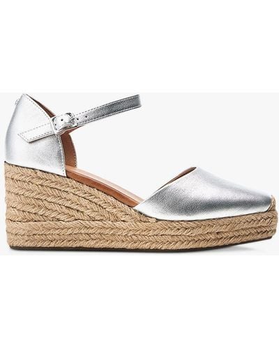 Moda In Pelle Gialla Leather Espadrille Sandals - Natural