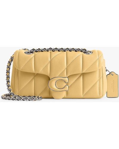 COACH Tabby 20 Quilted Leather Cross-body Bag - Natural