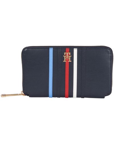 Tommy Hilfiger Large Zip Around Wallet - Blue