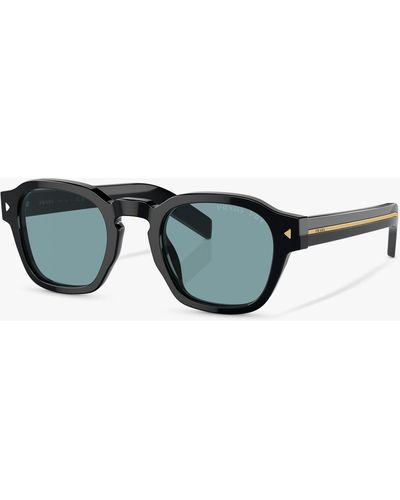 Prada Pr A16s Rectangular Sunglasses - Grey