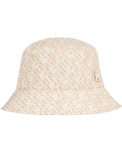 Tommy Hilfiger Logo Bucket Hat - Natural