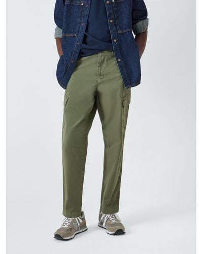 Paul Smith Organic Cotton Cargo Trousers - Green