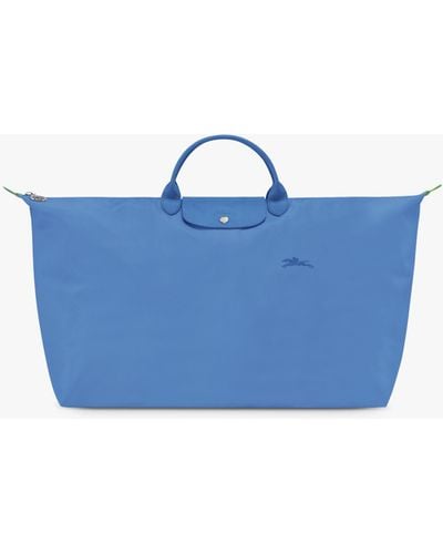 Longchamp Le Pliage Green Recycled Canvas Xl Travel Bag - Blue