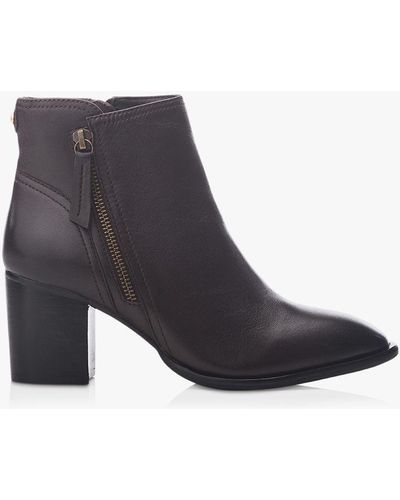 Moda In Pelle Nerla Leather Ankle Boots - Black