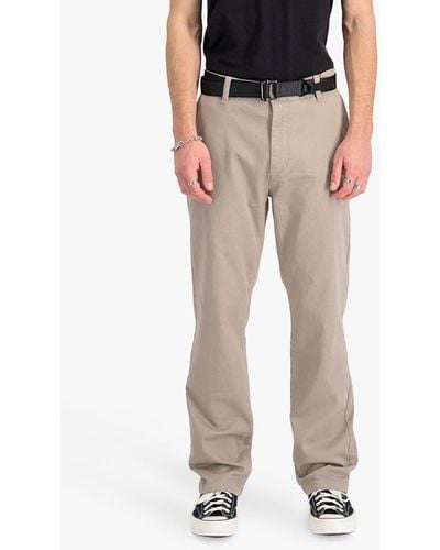 Alpha Industries Chino Cotton Blend Trousers - Black