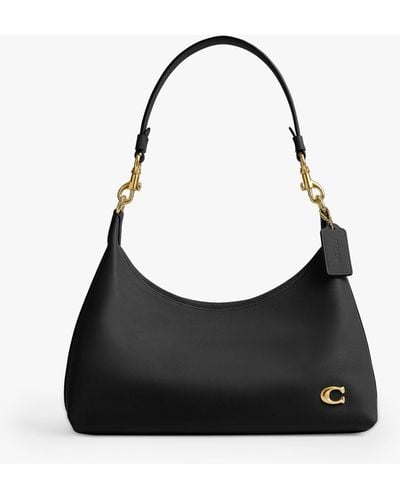 COACH Juliet Leather Shoulder Bag - Black