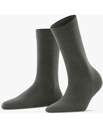 FALKE Soft Merino Wool Ankle Socks - Grey