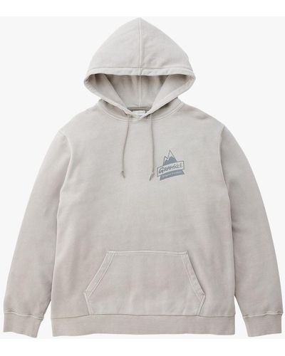 Gramicci Peak Graphic Back Print Hoodie - Grey