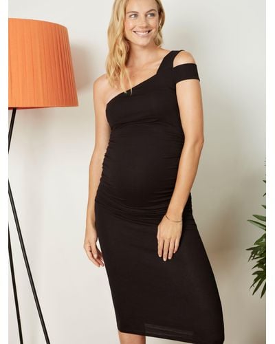 Isabella Oliver Darcie Maternity Knee Length Dress - Black