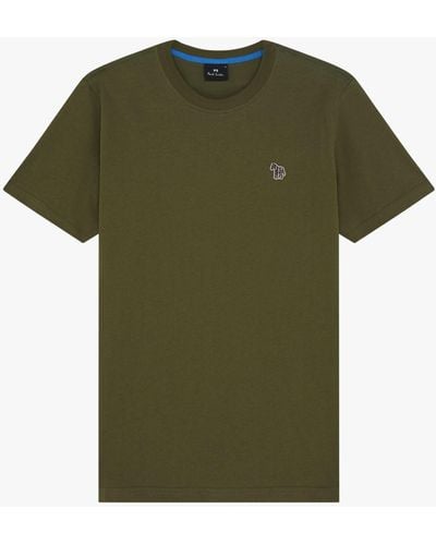 Paul Smith Zebra Organic Cotton T-shirt - Green