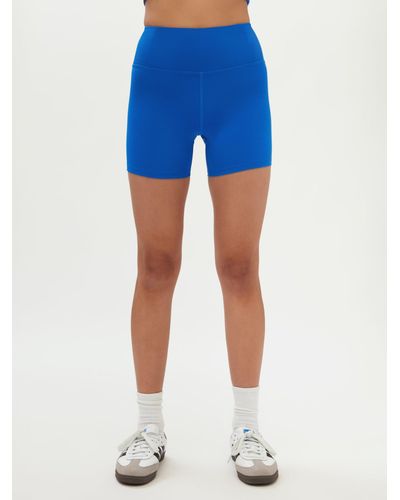GIRLFRIEND COLLECTIVE Float High Rise Shorts - Blue