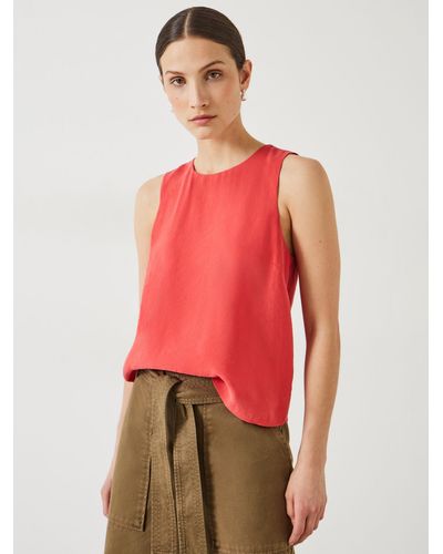 Hush Alora Back Knot Top - Red