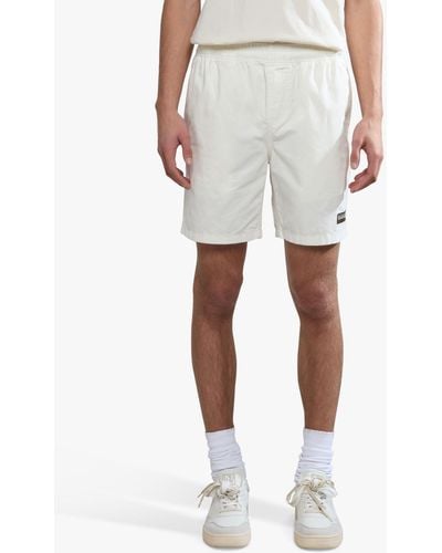 Napapijri Cotton Byod Bermuda Shorts - White