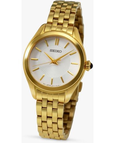 Seiko Conceptual Watch Bracelet Strap Watch - Metallic