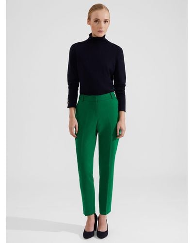 Hobbs Suki Tailored Trousers - Green