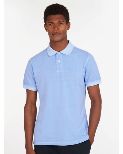 Barbour Washed Sports Polo Shirt - Blue