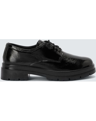 John Lewis Fifie Leather Comfort Lace Up Oxford Shoes - Black