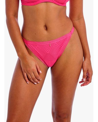 Freya Tailored Tanga Knickers - Pink