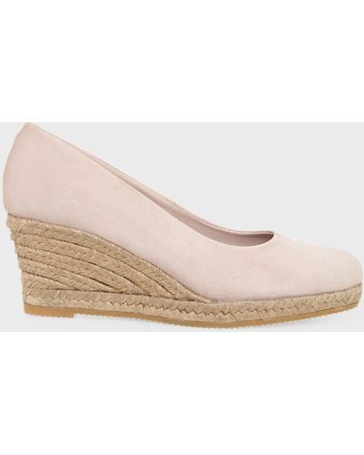 Hobbs Anna Espadrille Wedge Shoes - Natural