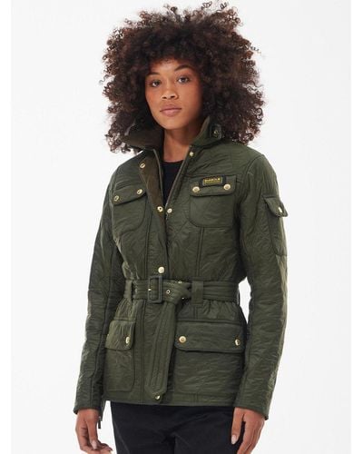 Barbour International Polar Quilted Jacket - Green