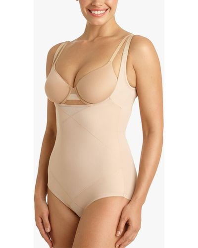 Miraclesuit Wear Your Own Bra Tummy Tuck Bodybriefer - Natural