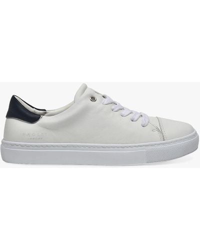 Radley Malton 2.0 Leather Lace-up Trainers - White
