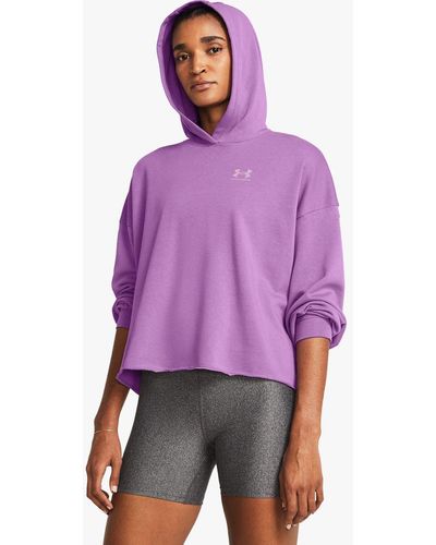 Under Armour Rival Hoodie - Purple