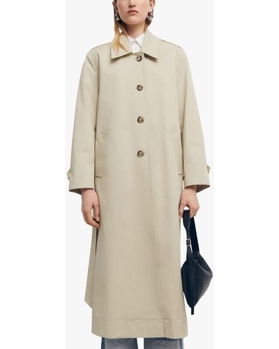 Mango Candy Cotton Trench - Natural