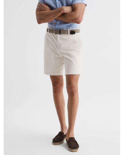 Reiss Wicket Casual Chino Shorts - White