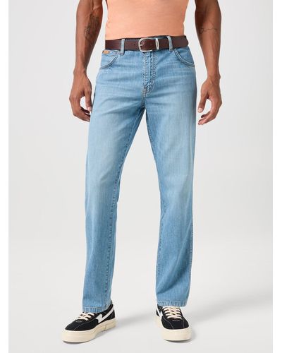Wrangler Texas Straight Fit Jeans - Blue