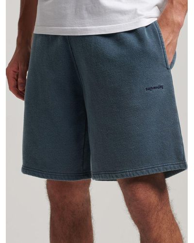 Superdry Vintage Mark Shorts - Blue