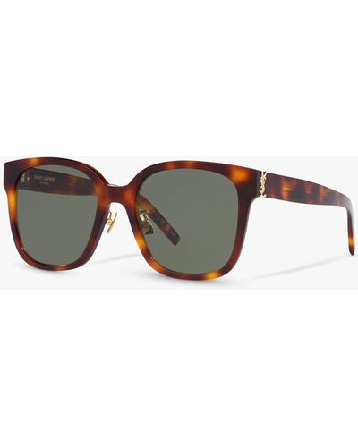 Saint Laurent Sl M105 Square Sunglasses - Grey