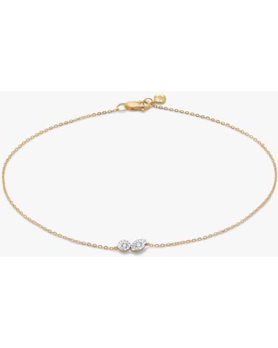 Monica Vinader Diamond Chain Bracelet - Natural