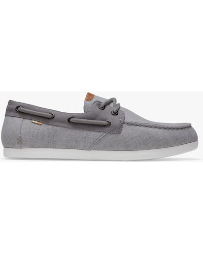 TOMS Claremont Boat Shoes - Grey
