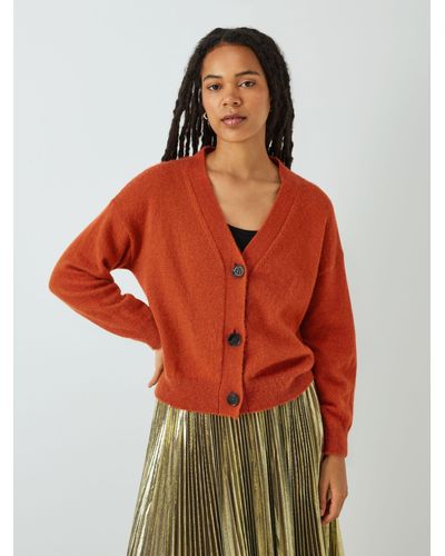 Weekend by Maxmara Oblio Mohair Blend Cardigan - Orange