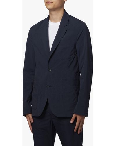 Paul Smith Ps Organic Cotton Blend Suit Jacket - Blue