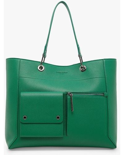 Jasper Conran Dahlia Faux Leather Shopper Bag - Green