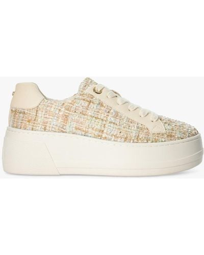 Dune Episode Flatform Boucle Low-top Trainers - Natural
