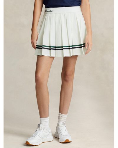 Ralph Lauren Polo Wimbledon Pleated Skirt - Multicolour